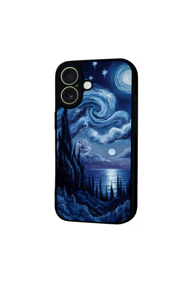 iPhone 17 Uyumlu Ay Tasarımlı Glossy Premium Kılıf