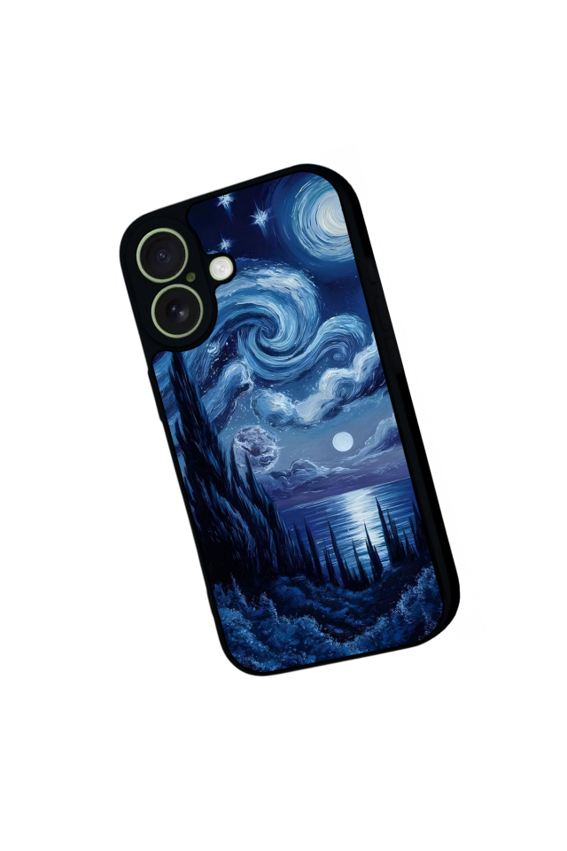 iPhone 17 Uyumlu Ay Tasarımlı Glossy Premium Kılıf