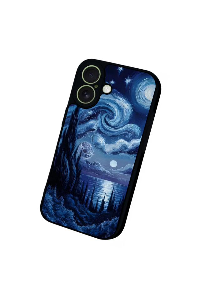 iPhone 17 Uyumlu Ay Tasarımlı Glossy Premium Kılıf