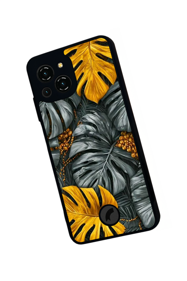 Reeder S23 Pro Max Uyumlu Botanik Tasarımlı Glossy Premium Kılıf