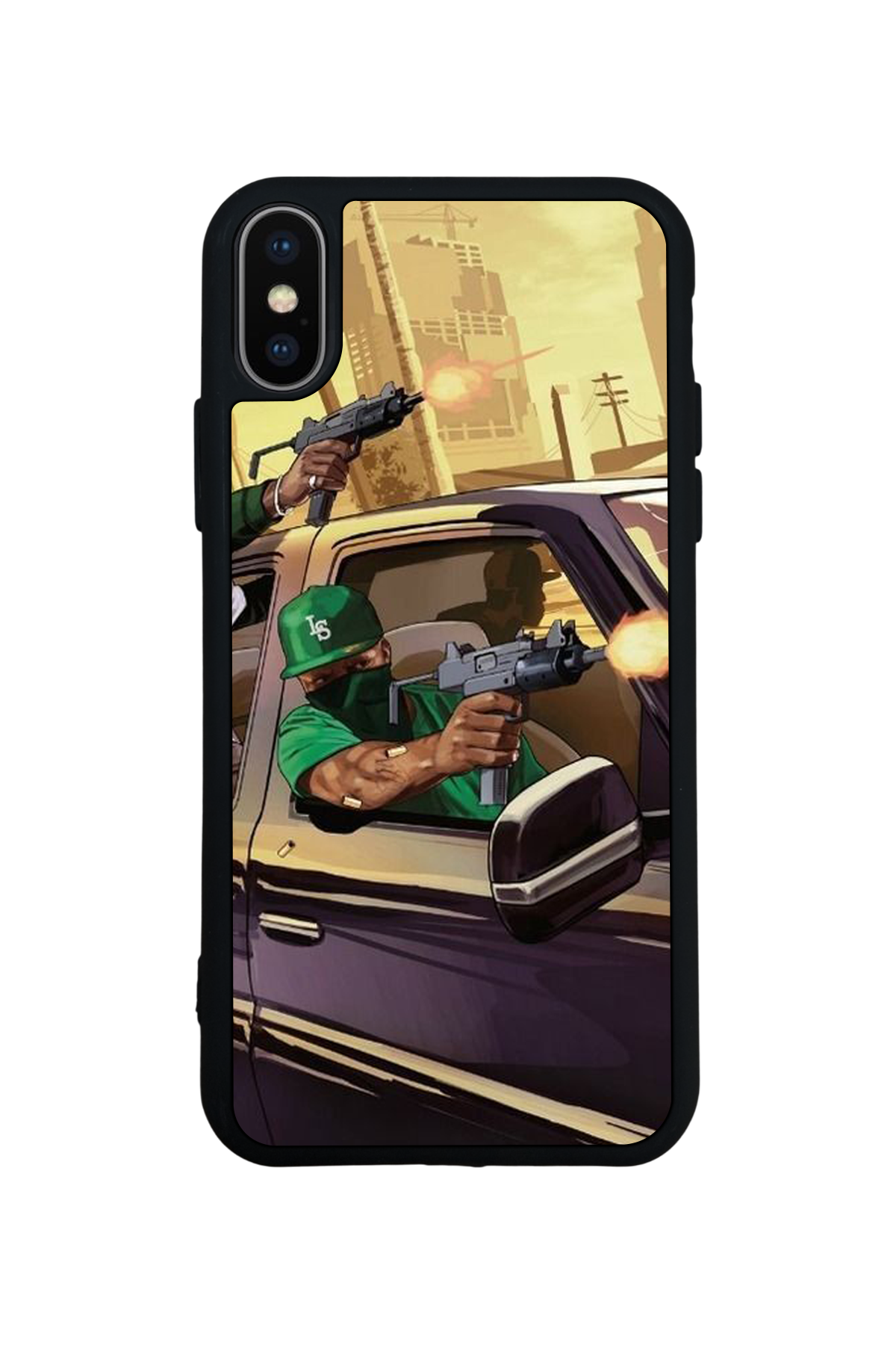 iPhone XS Max Uyumlu GTA Tasarımlı Glossy Premium Kılıf