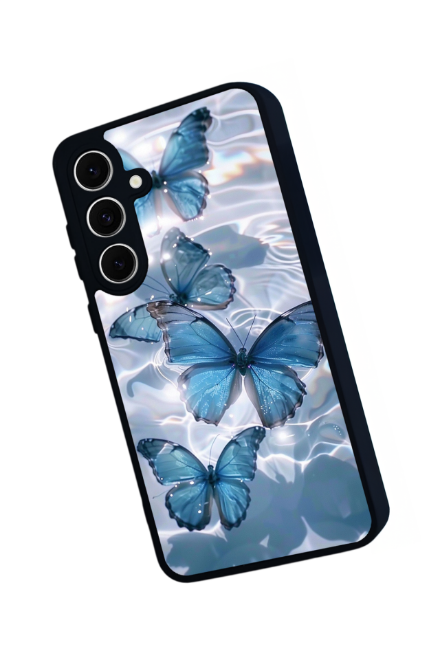 Samsung Galaxy A16 Uyumlu Kelebek Tasarımlı Glossy Premium Kılıf