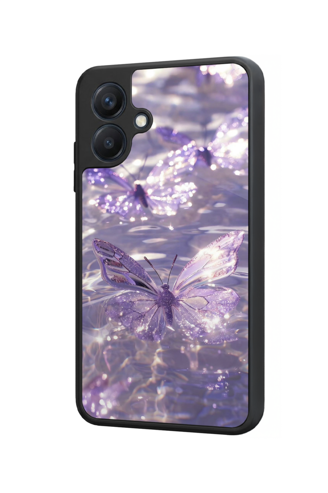Samsung Galaxy A07 Uyumlu Kelebek Tasarımlı Glossy Premium Kılıf
