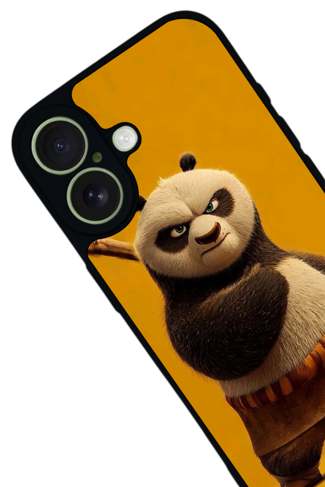 iPhone 17 Uyumlu Kung Fu Panda Tasarımlı Glossy Premium Kılıf