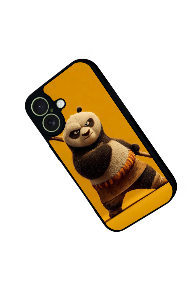 iPhone 17 Uyumlu Kung Fu Panda Tasarımlı Glossy Premium Kılıf