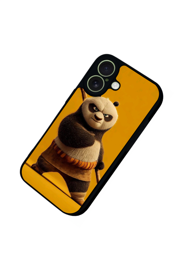 iPhone 17 Uyumlu Kung Fu Panda Tasarımlı Glossy Premium Kılıf