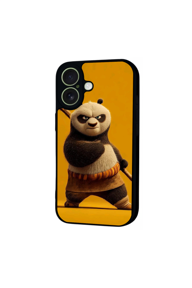 iPhone 17 Uyumlu Kung Fu Panda Tasarımlı Glossy Premium Kılıf