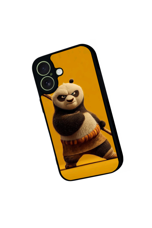 iPhone 17 Uyumlu Kung Fu Panda Tasarımlı Glossy Premium Kılıf