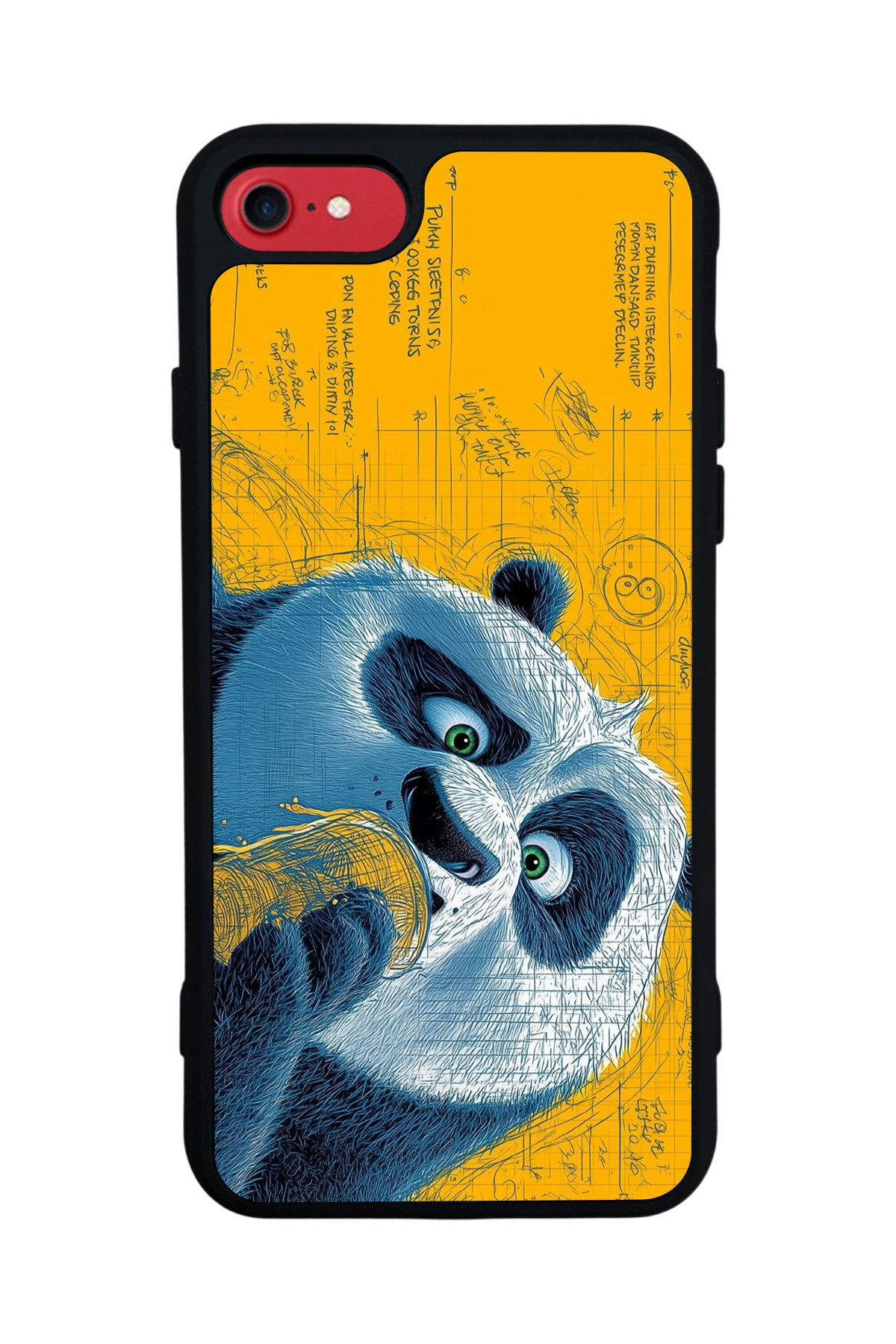 iPhone 7 Uyumlu Kung Fu Panda Tasarımlı Glossy Premium Kılıf