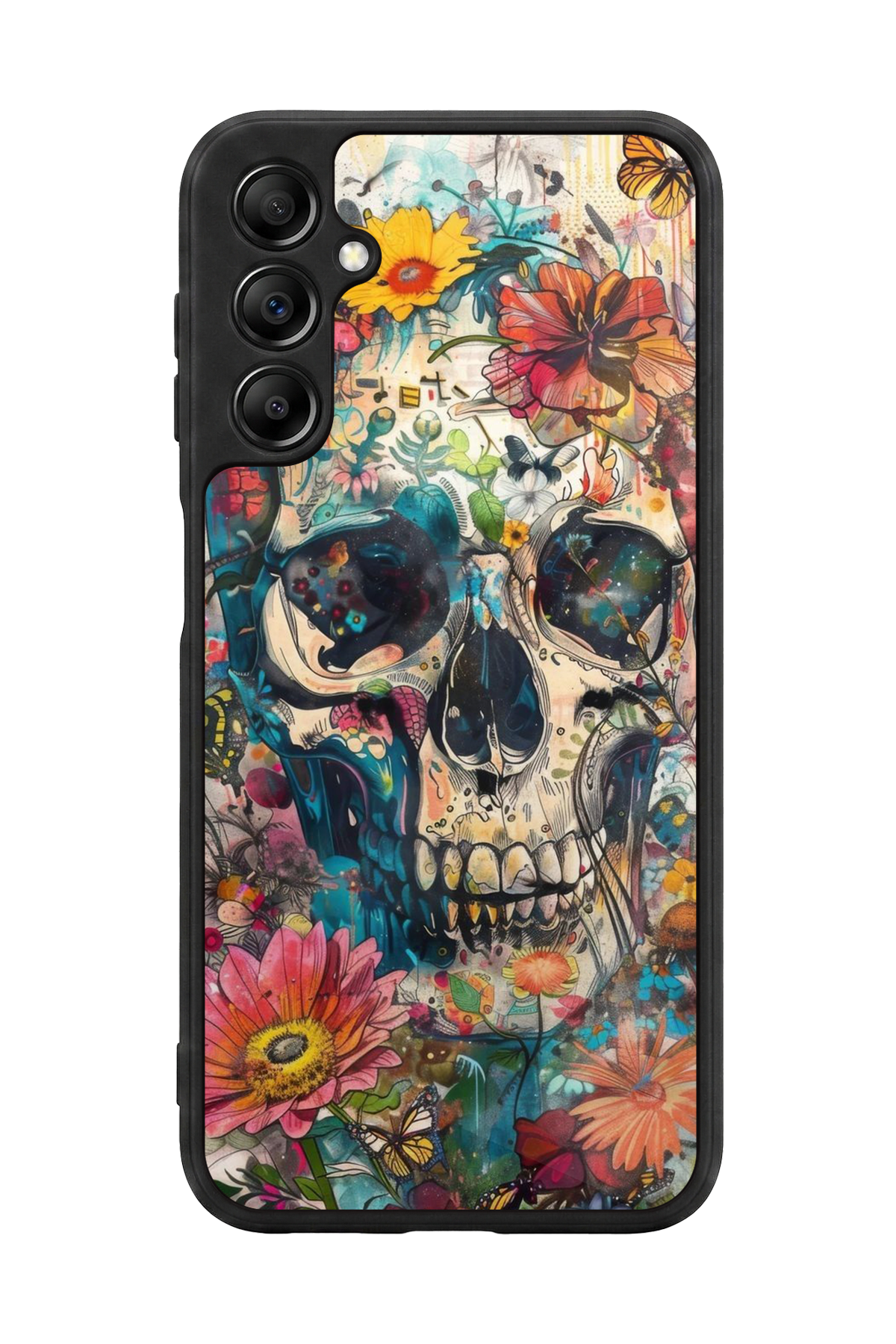 Samsung Galaxy A14 Uyumlu KuruKafa Tasarımlı Glossy Premium Kılıf