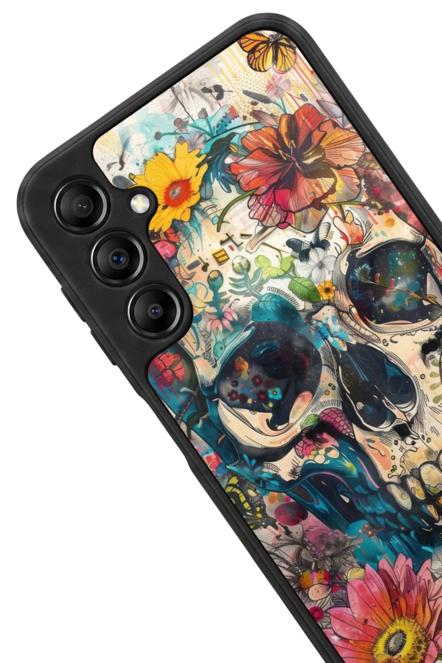 Samsung Galaxy A14 Uyumlu KuruKafa Tasarımlı Glossy Premium Kılıf