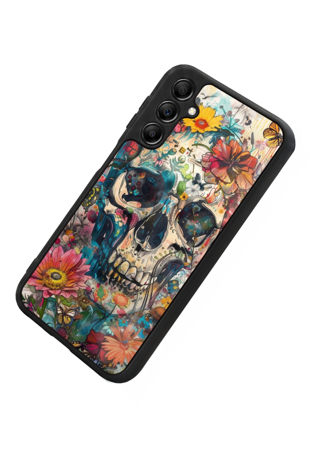 Samsung Galaxy A14 Uyumlu KuruKafa Tasarımlı Glossy Premium Kılıf