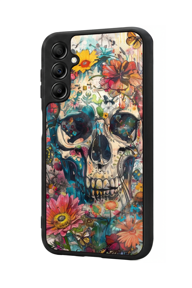 Samsung Galaxy A14 Uyumlu KuruKafa Tasarımlı Glossy Premium Kılıf