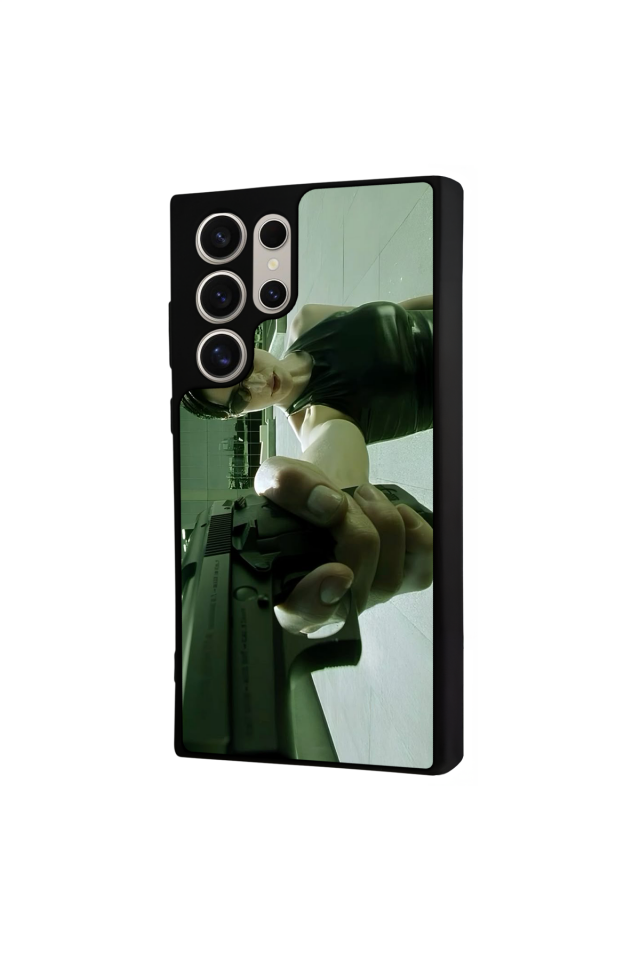 Samsung Galaxy S23 Ultra Uyumlu MatriSamsung Galaxy S23 Ultra Tasarımlı Glossy Premium Kılıf