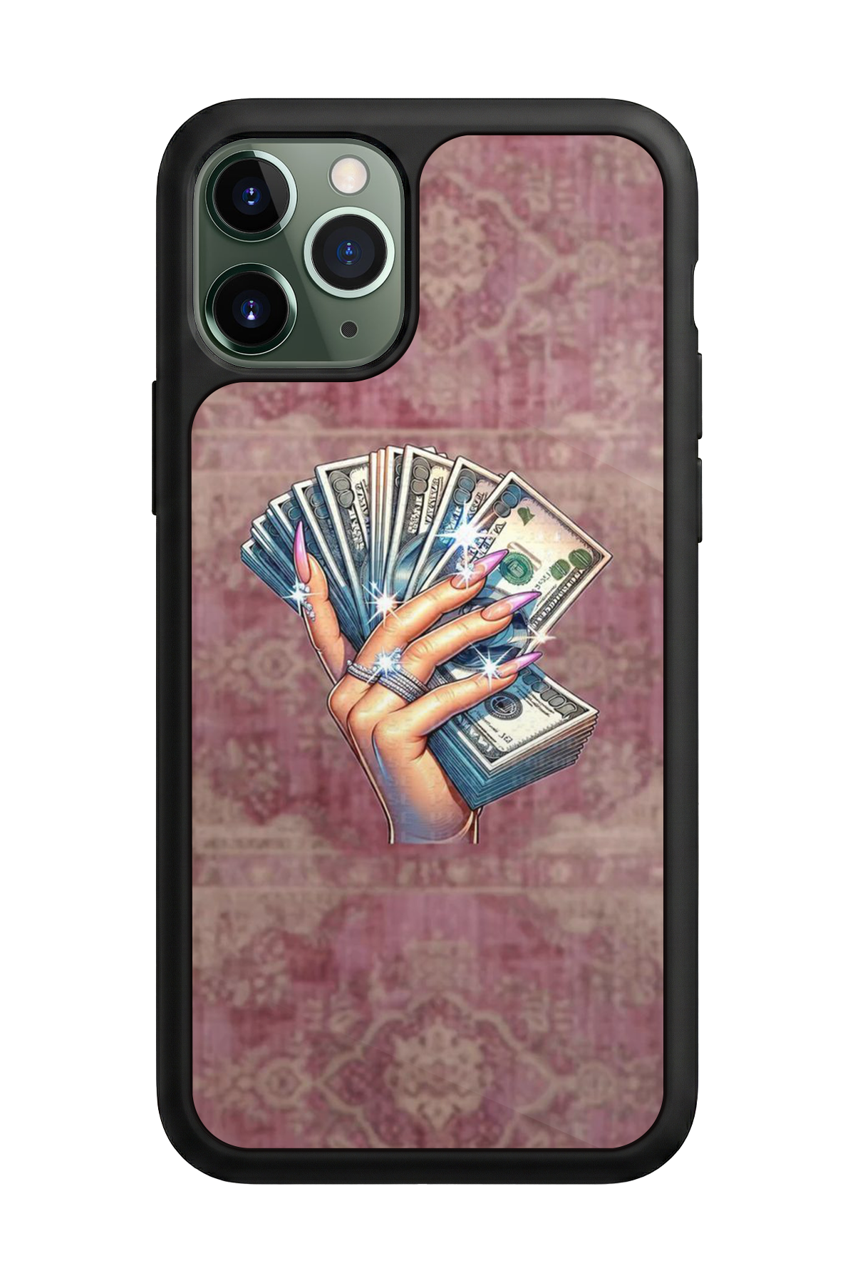 iPhone 11 Pro Max Uyumlu Money Para Tasarımlı Glossy Premium Kılıf