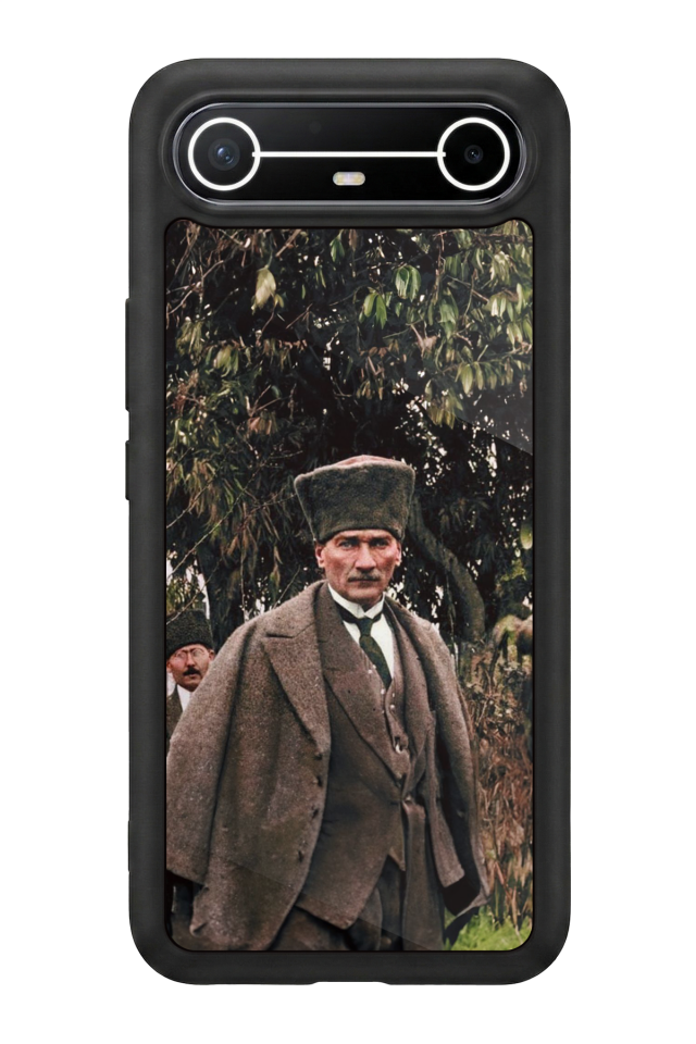Tecno Spark Slim 5G Uyumlu Mustafa Kemal Ataturk Tasarımlı Glossy Premium Kılıf
