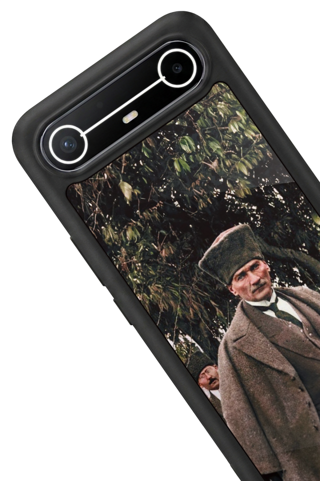 Tecno Spark Slim 5G Uyumlu Mustafa Kemal Ataturk Tasarımlı Glossy Premium Kılıf