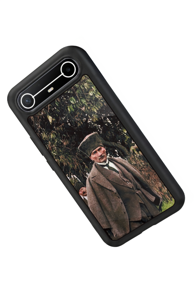 Tecno Spark Slim 5G Uyumlu Mustafa Kemal Ataturk Tasarımlı Glossy Premium Kılıf