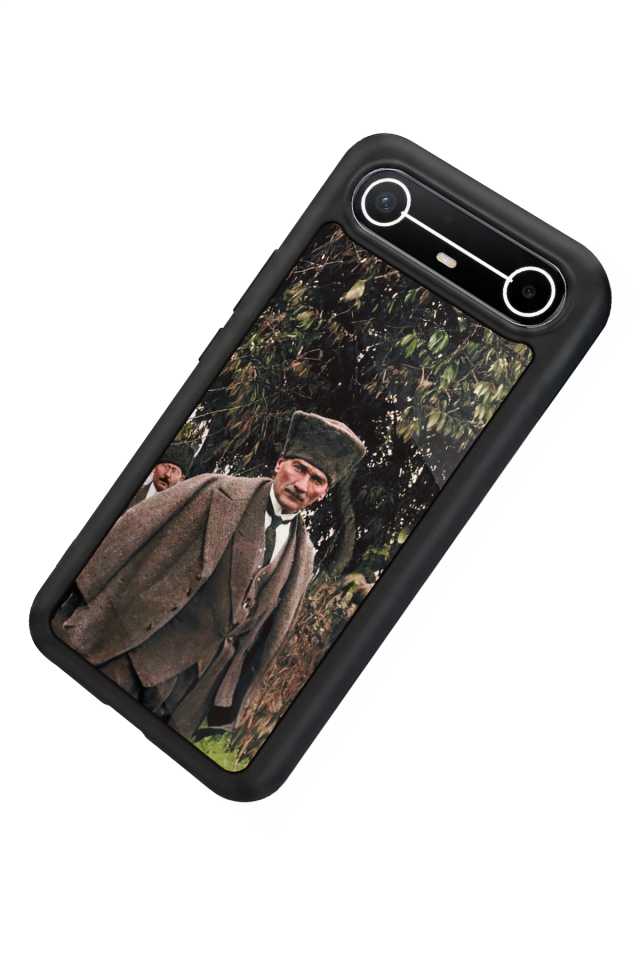 Tecno Spark Slim 5G Uyumlu Mustafa Kemal Ataturk Tasarımlı Glossy Premium Kılıf