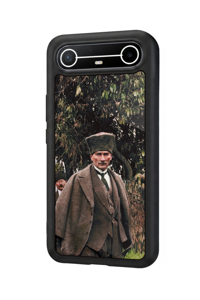 Tecno Spark Slim 5G Uyumlu Mustafa Kemal Ataturk Tasarımlı Glossy Premium Kılıf