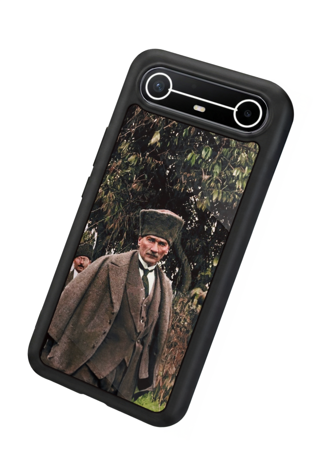 Tecno Spark Slim 5G Uyumlu Mustafa Kemal Ataturk Tasarımlı Glossy Premium Kılıf