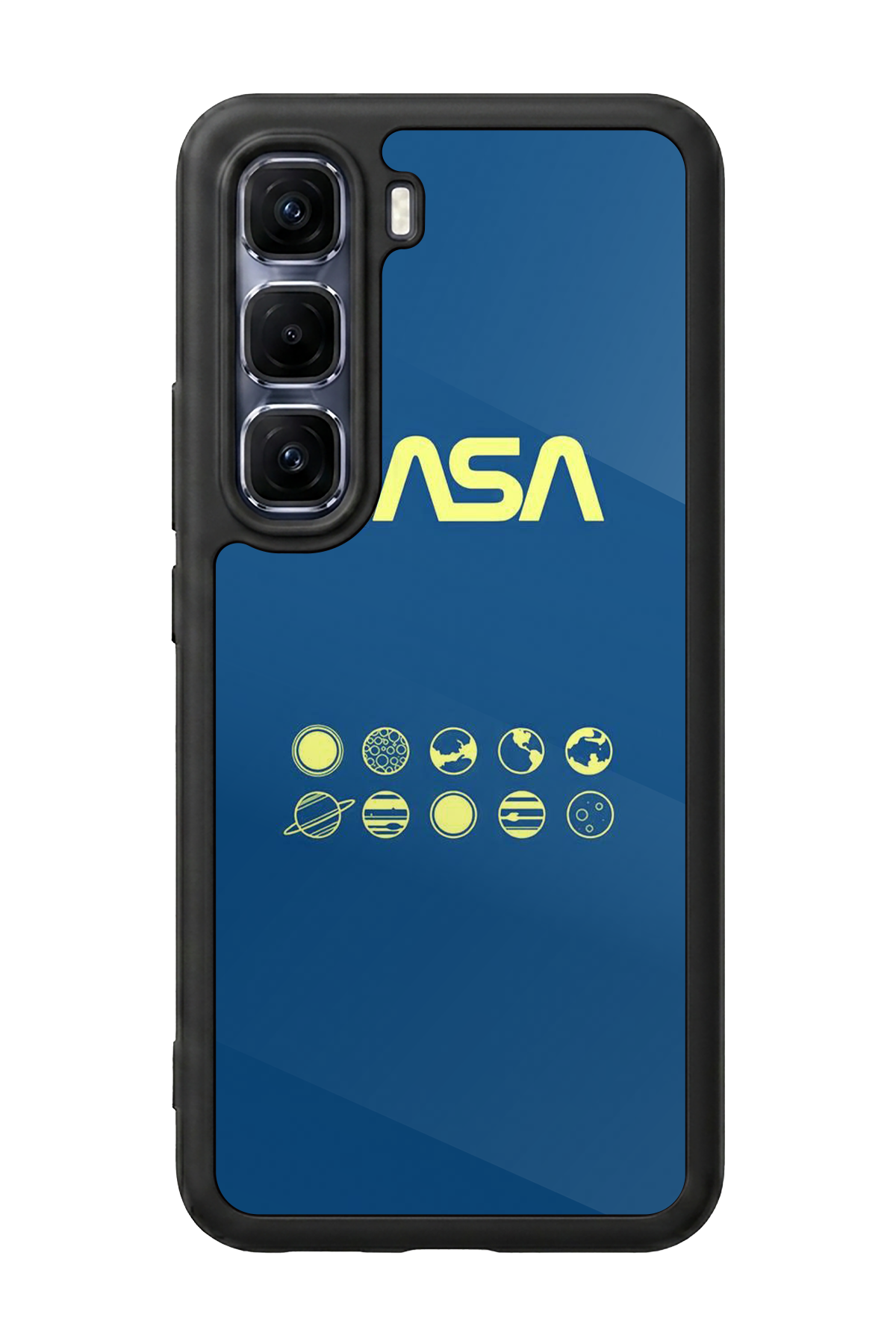 Infinix Hot 60 Pro Plus Uyumlu Nasa Tasarımlı Glossy Premium Kılıf