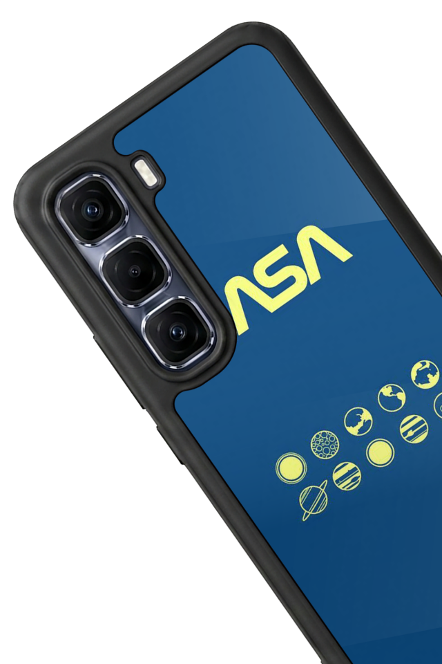 Infinix Hot 60 Pro Plus Uyumlu Nasa Tasarımlı Glossy Premium Kılıf