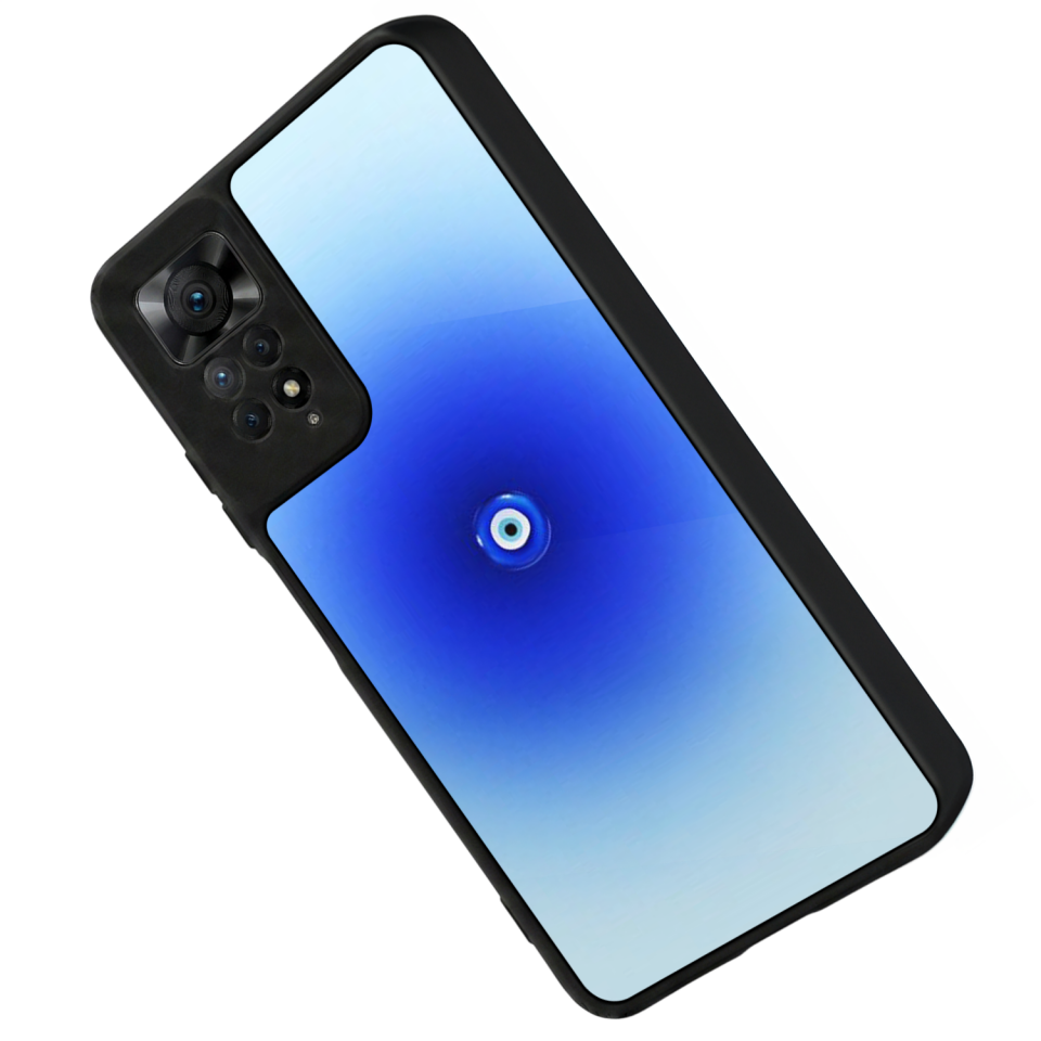 Xiaomi Redmi Note 11 Pro Uyumlu Nazar Tasarımlı Glossy Premium Kılıf