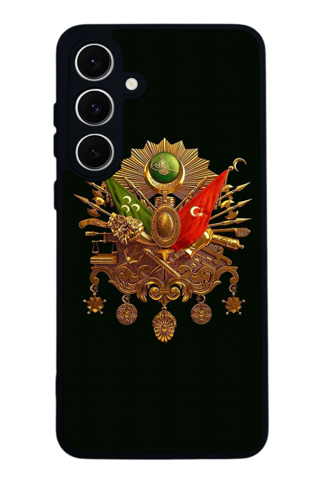 Samsung Galaxy S24 FE Uyumlu Osmanli Tugrasi Tasarımlı Glossy Premium Kılıf