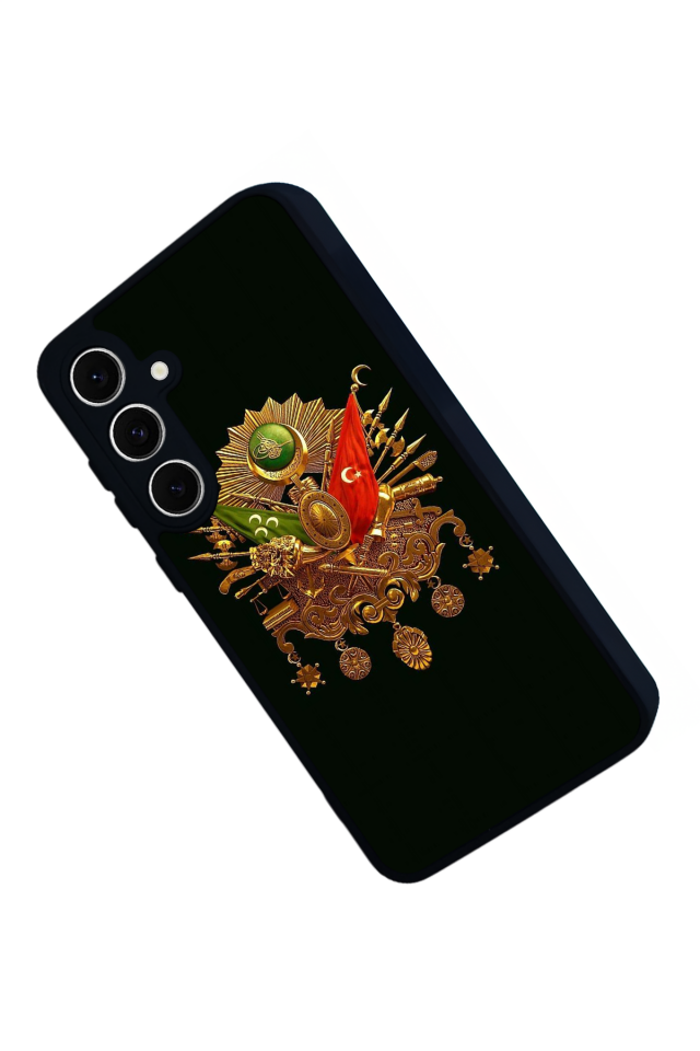 Samsung Galaxy S24 FE Uyumlu Osmanli Tugrasi Tasarımlı Glossy Premium Kılıf