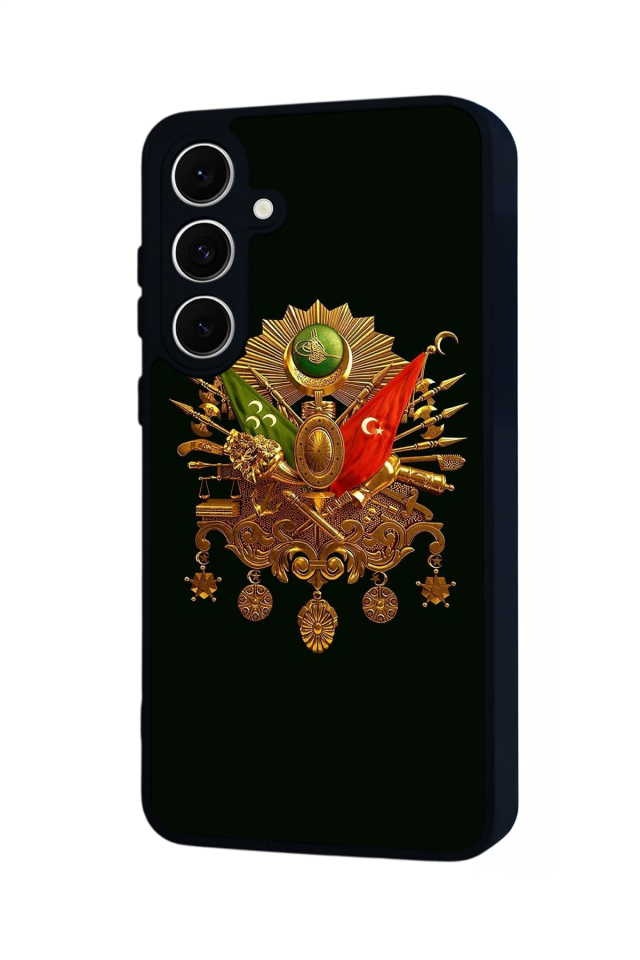 Samsung Galaxy S24 FE Uyumlu Osmanli Tugrasi Tasarımlı Glossy Premium Kılıf