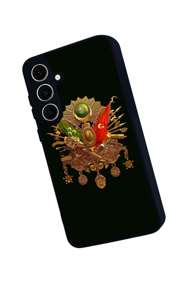 Samsung Galaxy S24 FE Uyumlu Osmanli Tugrasi Tasarımlı Glossy Premium Kılıf