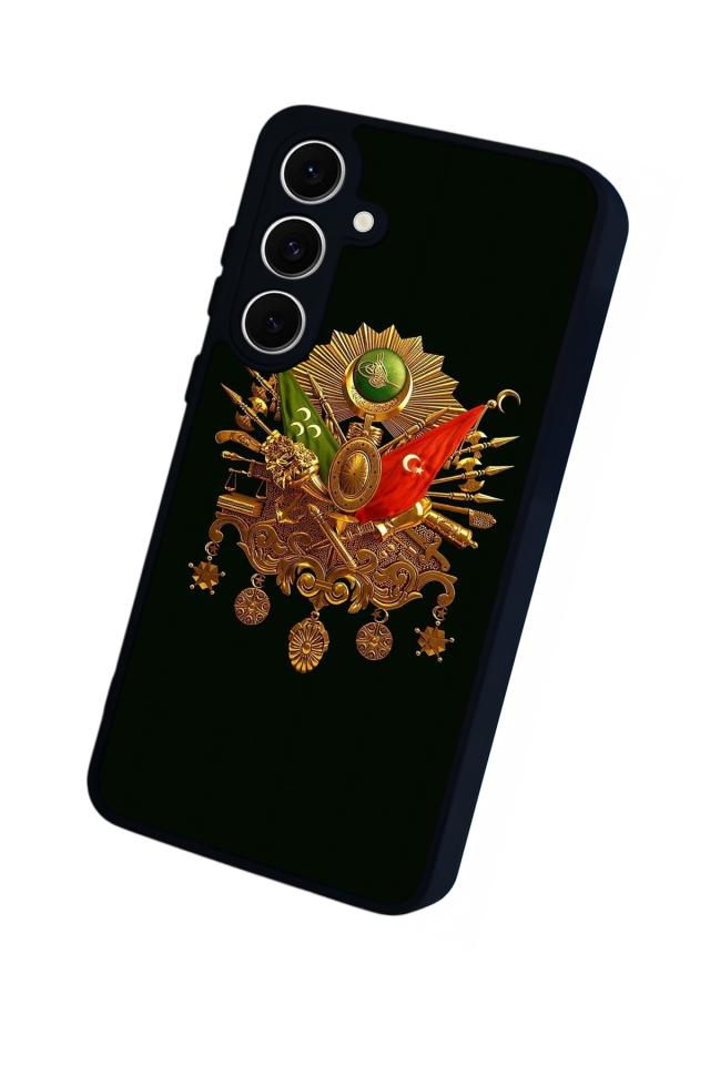 Samsung Galaxy S24 FE Uyumlu Osmanli Tugrasi Tasarımlı Glossy Premium Kılıf