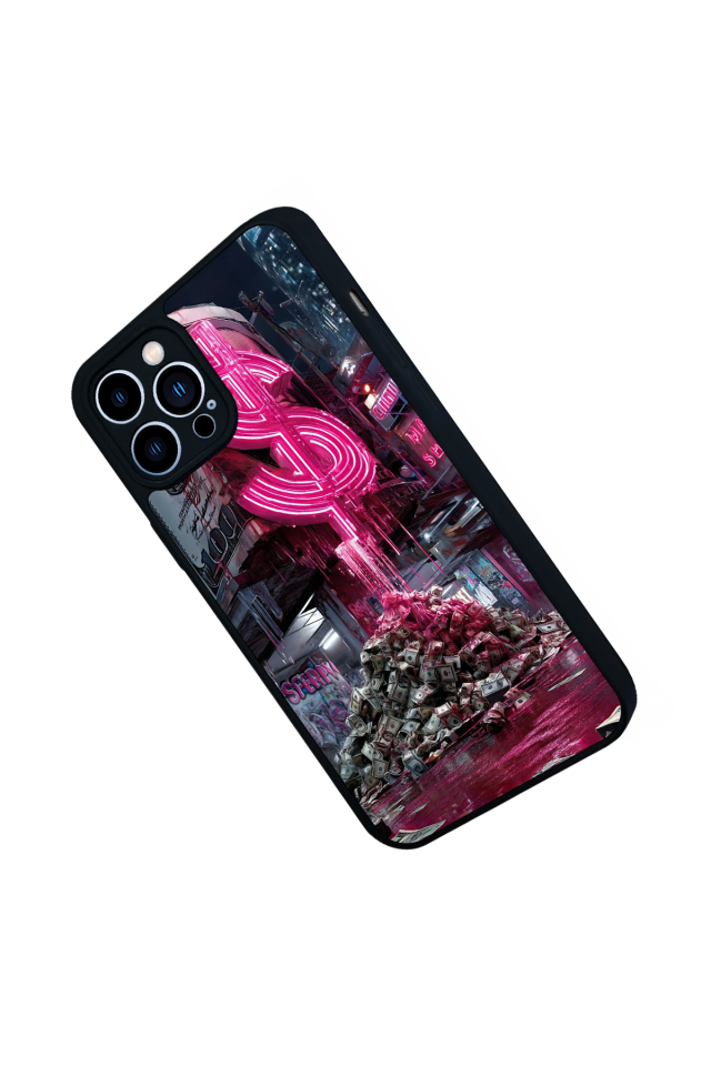 iPhone 13 Pro Max Uyumlu Para Tasarımlı Glossy Premium Kılıf