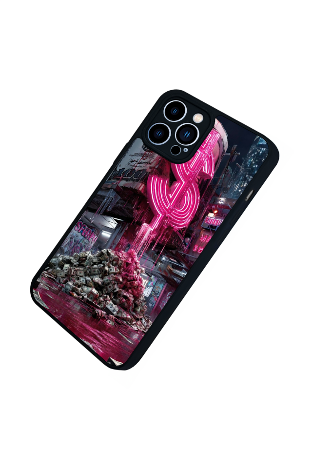 iPhone 13 Pro Max Uyumlu Para Tasarımlı Glossy Premium Kılıf