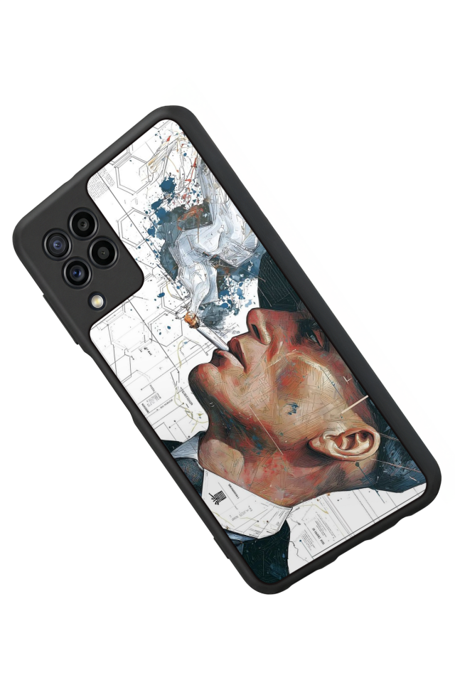 Samsung Galaxy M32 Uyumlu Peaky Blinders Tasarımlı Glossy Premium Kılıf