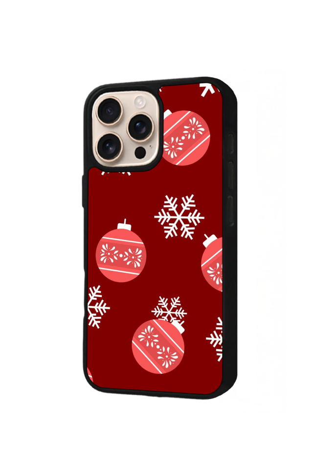 iPhone 14 Pro Uyumlu Yilbasi Christmas Tasarımlı Glossy Premium Kılıf