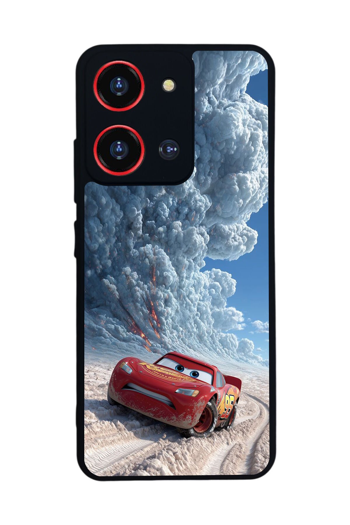 Reeder S19 Max Pro S 108MP Uyumlu Simsek McQueen Tasarımlı Glossy Premium Kılıf