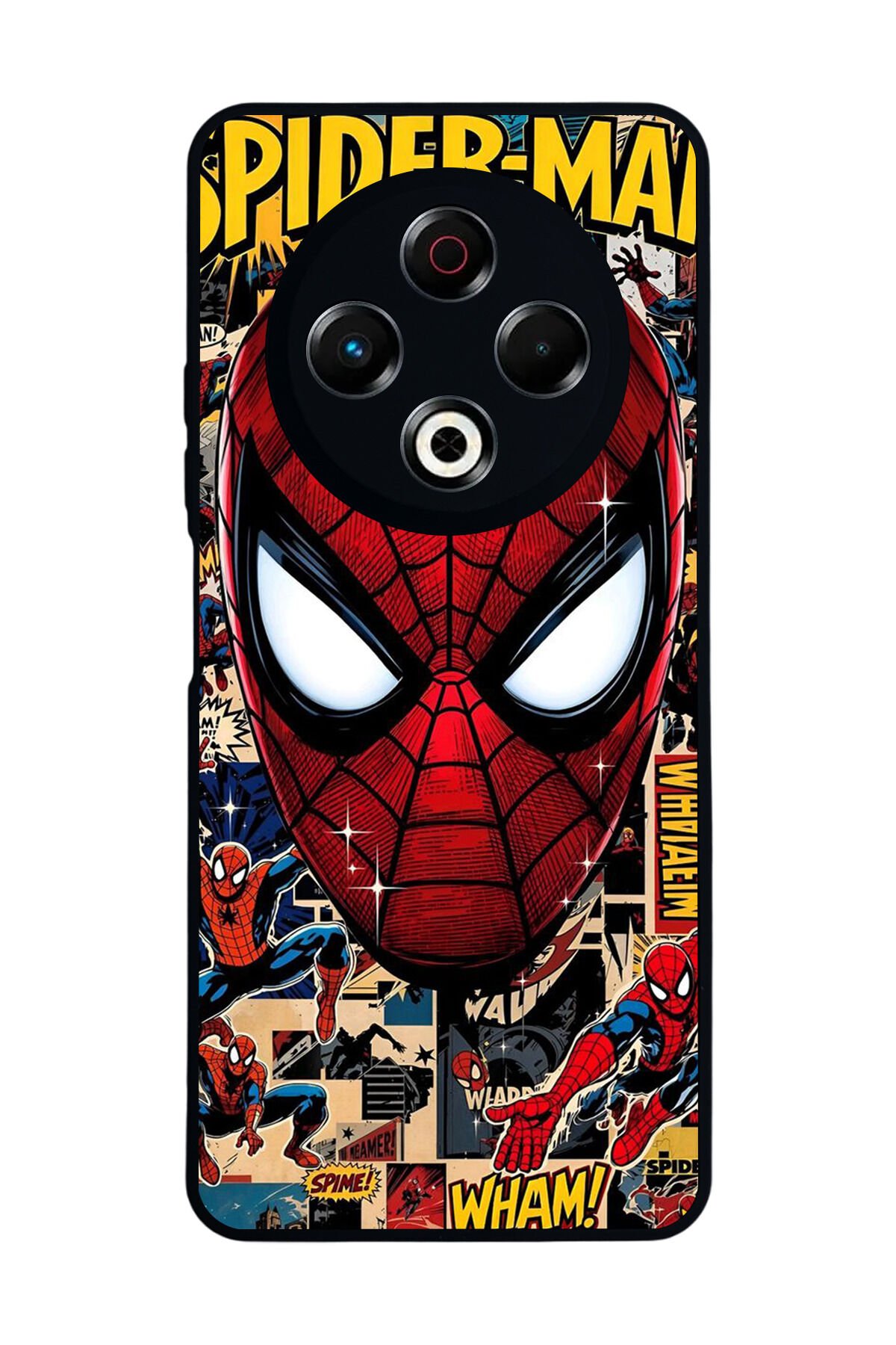Tecno Spark 30 Uyumlu Spider Man ( Örümcek Adam ) Tasarımlı Glossy Premium Kılıf