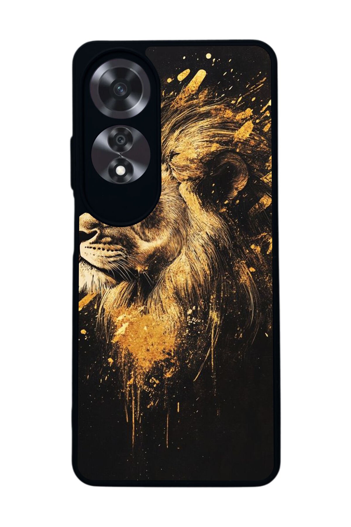 Oppo A60 Mat Siyah uyumlu Kılıf – Yumuşak Silikon, Koruyucu, Şok Emici Kapak