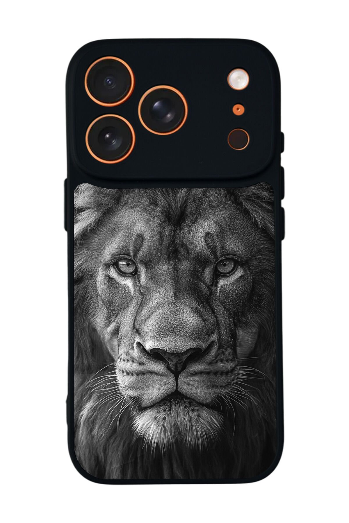 iPhone 17 Pro Uyumlu Aslan Tasarımlı Glossy Premium Kılıf