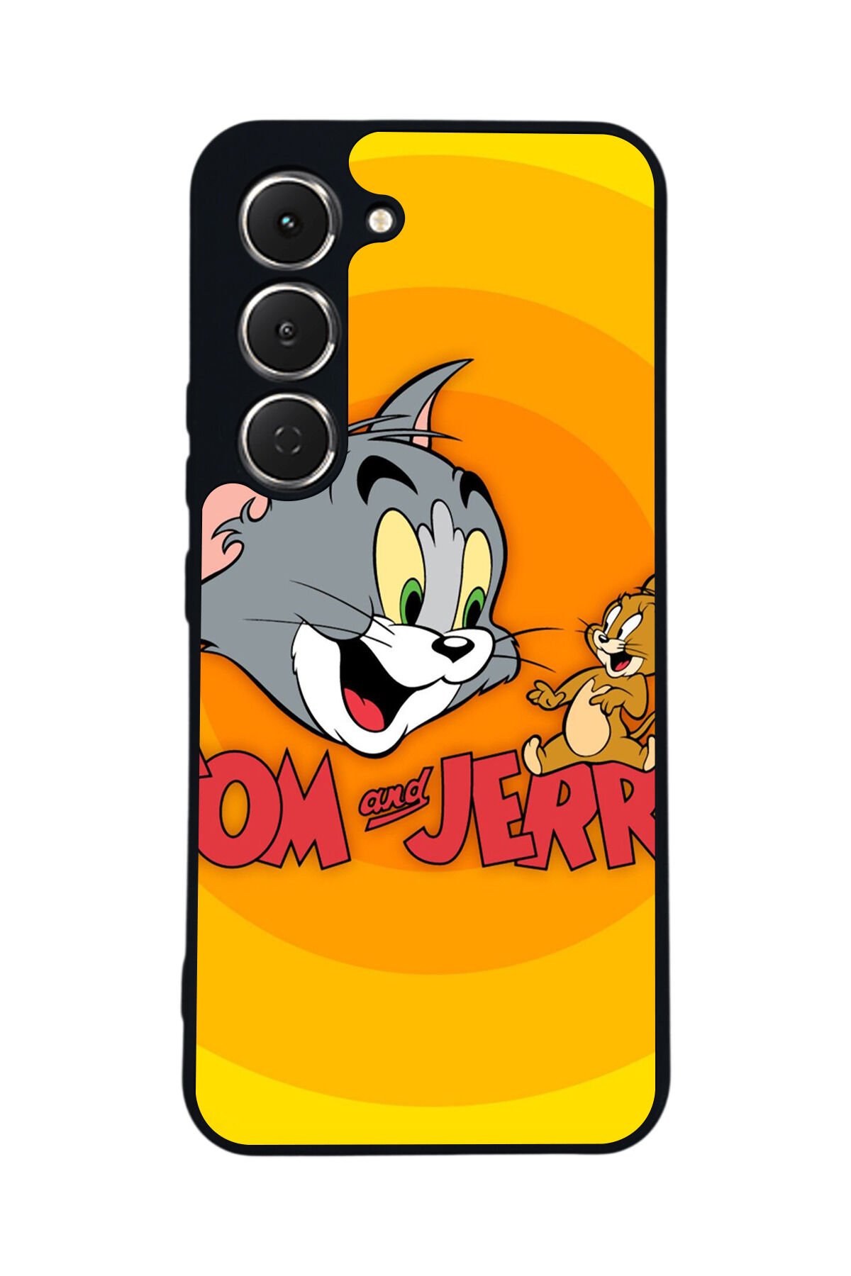 Tecno Spark 40 Pro Uyumlu Tom And Jerry Tasarımlı Glossy Premium Kılıf