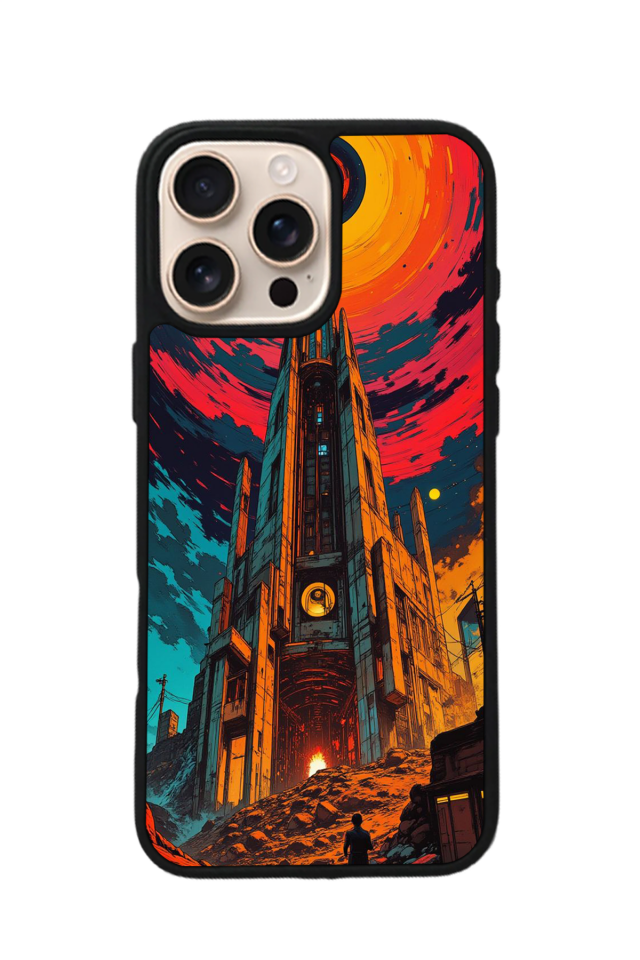 iPhone 16 Pro Max Uyumlu Abstract Tasarımlı Glossy Premium Kılıf