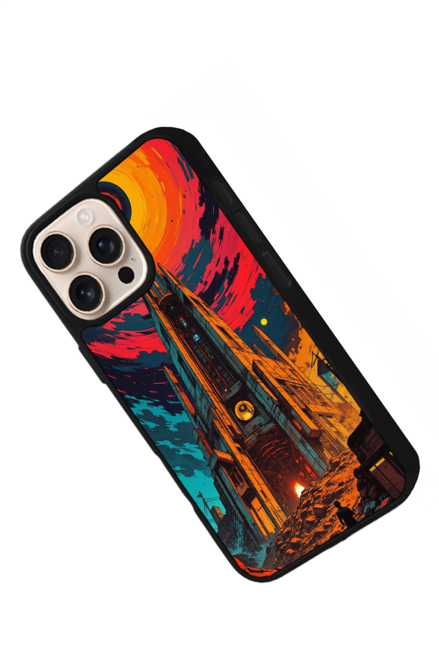 iPhone 16 Pro Max Uyumlu Abstract Tasarımlı Glossy Premium Kılıf