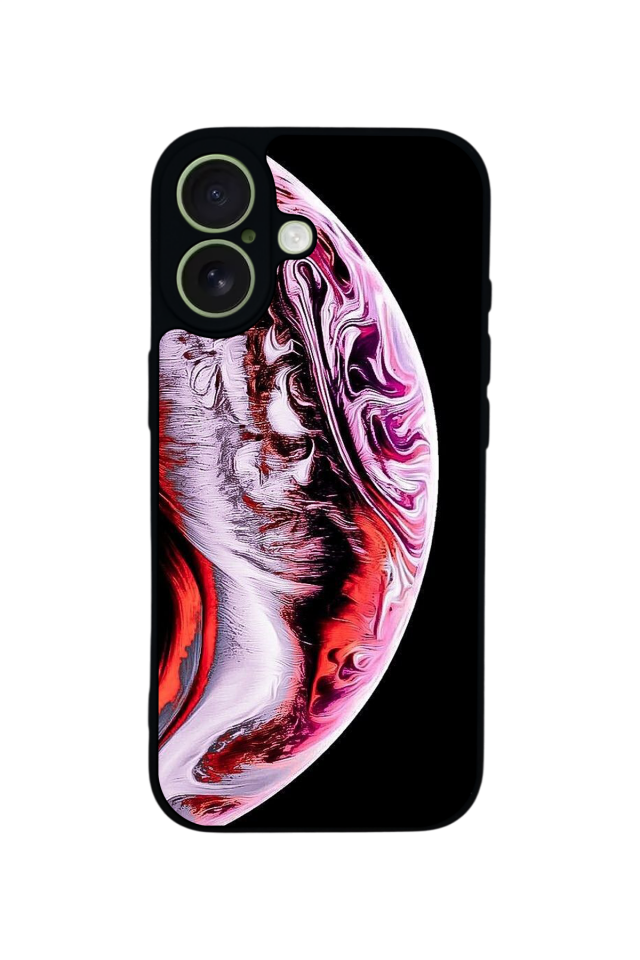 iPhone 17 Uyumlu Ay Tasarımlı Glossy Premium Kılıf