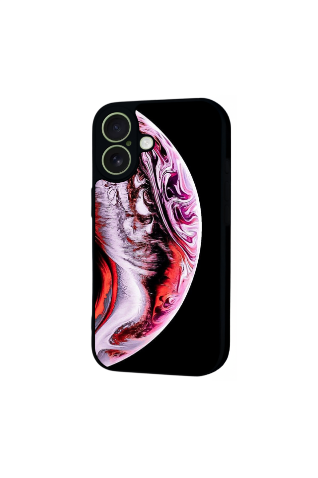 iPhone 17 Uyumlu Ay Tasarımlı Glossy Premium Kılıf