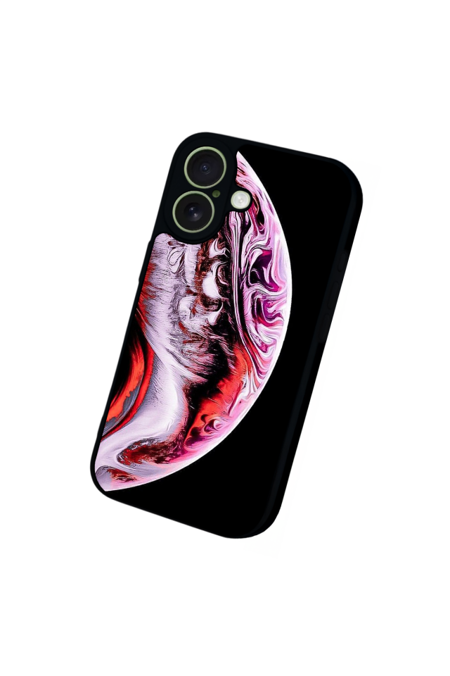 iPhone 17 Uyumlu Ay Tasarımlı Glossy Premium Kılıf