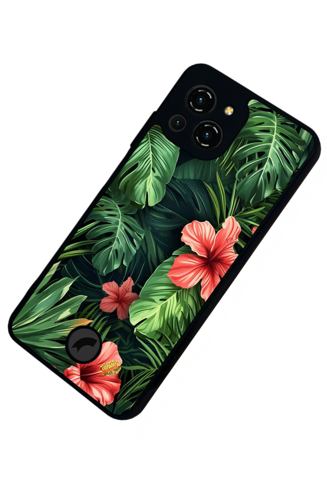 Reeder S23 Pro Max Uyumlu Botanik Tasarımlı Glossy Premium Kılıf