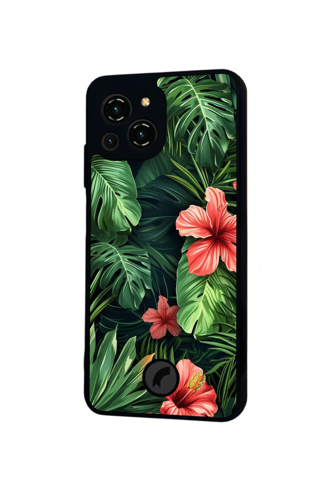 Reeder S23 Pro Max Uyumlu Botanik Tasarımlı Glossy Premium Kılıf