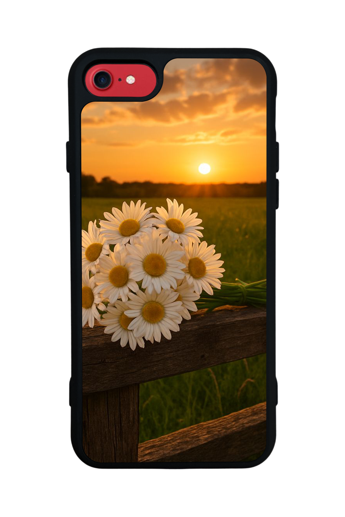 iPhone SE Uyumlu Cicek Tasarımlı Glossy Premium Kılıf